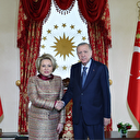 Cumhurbaşkanı Erdoğan Rusya Federasyon Konseyi Başkanı Matviyenko’yu kabul etti