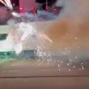 İsviçre’de PKK’lı teröristler camiyi taşlayıp havai fişeklerle kundaklamaya çalıştı