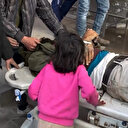 Şehit babasının peşinden yalınayak koşarak ağladı: Lütfen bizi bırakma baba