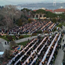 Boğaziçi Üniversitesi'nde gelenek bozulmadı: Dev iftar sofraları kuruldu