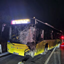 İETT otobüsüyle kafa kafaya çarpışan aracın sürücüsü hayatını kaybetti