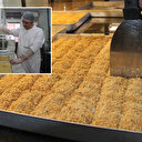 Giresun’un meşhur fındıklı sütlü kadayıfı Ramazan sofralarına tat katıyor