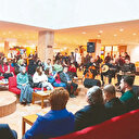 Milli Kütüphane sahura kadar canlı