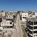 Devrik rejimin Suriye'de bıraktığı enkaz görüntülendi