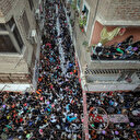 Mısır'da binlerce kişi 'en büyük iftar sofrası'nda bir araya geldi