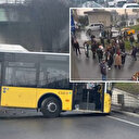 İstanbul Beyoğlu'nda İETT otobüsü kaza yaptı: Yol trafiğe kapandı