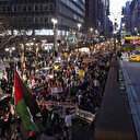 New York'ta binlerce kişi Filistin için sokaklara döküldü