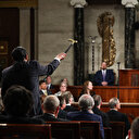 ABD Kongresi’ne damga vuran görüntüler: Trump’ın konuşması protesto edildi
