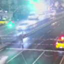 Beşiktaş’ta feci kaza kamerada: Fenerbahçe maçı için İstanbul'a gelen Glasgow Rangers taraftarı hayatını kaybetti