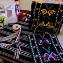 Yedi yıl çalışarak yaptılar: Poyralı dokumasından yapılan ürünler sergilendi