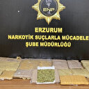 Erzurum'da 9 kilogram sentetik uyuşturucu ele geçirildi
