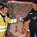 Samsun'da kar yağışı nedeniyle yolda mahsur kalanlara sıcak çorba ikram edildi