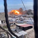 İşgalci İsrail Gazze'nin un dağıtım merkezini bombaladı