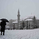 Erzurum'da kar yağışı etkili oluyor
