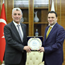 Bakan Bolat, EVFED Yönetim Kurulu Başkanı Kaplangı'yı kabul etti