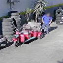 Kovulmanın bedeli olarak elektrikli bisikleti çaldı