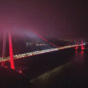 Yavuz Sultan Selim Köprüsü'ndeki eşsiz sis manzarası havadan görüntülendi