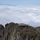 Ordu'da sis bulutu güzel manzara oluşturdu