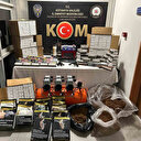 Kütahya'da kaçak tütün ve makaron operasyonu