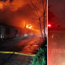 Sarıyer'de yangın: İki ev ve bir baraka kül oldu