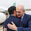 TBMM’de stratejik ortaklık vurgusu: TBMM Başkanı Kurtulmuş Kazakistan Meclis Başkanı Koşanov ile görüştü