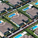 İmamoğlu'nun Beylikdüzü'nde 'ver villayı al ruhsatı' tarifesinden aldığı lüks konut havadan görüntülendi