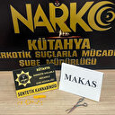 Kütahya'da uyuşturucu taciri 1 şüpheli tutuklandı