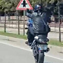 Trafikte tehlikeli şov hastanede bitti: 1 yaralı