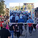 Özgür Suriye'de 'Filistin için özgürlük' gösterisi