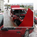 Yağışlı hava ve sürat, kazayı beraberinde getirdi: Biri ağır 8 yaralı