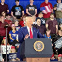 Trump, başkanlığının 100. gününü Michigan'da kutladı