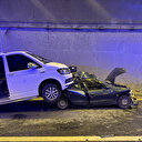 TEM'de zincirleme kaza: 8 araç birbirine girdi