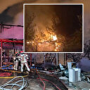 Bursa'da barakada çıkan yangın ormana sıçramadan söndürüldü