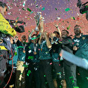 Kocaelispor şampiyonluk kupasını kaldırdı