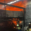 İzmir'de metal döküm atölyesinde yangın