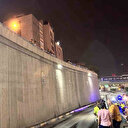 Saate aldırış etmeden alt geçitte yaşanan kazayı film gibi izlediler