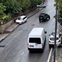 Üsküdar'da İETT otobüsünden akan mazot nedeniyle çok sayıda araç kaza yaptı