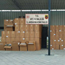 Aydın'da 4,5 milyon liralık boş makaron ele geçirildi