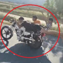 Motosikleti üzerine yatarak sürmüştü, yediği ceza motosikletin parasını geçti