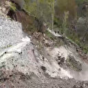 Artvin'de yol çalışması sırasında heyelan: 20 haneye ulaşım kesildi