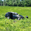 Göreve giden polisler kaza yaptı: Takla atan araçtan yaralı kurtuldular