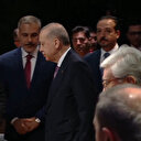 Cumhurbaşkanı Erdoğan Macaristan'da Türk liderlerle bir araya geldi