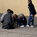 Belçika'da Filistin destekçisi Avrupa Birliği Komisyonu önünde Gazze için ağıt yaktı