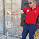 Hastane bahçesinde yılan paniği: Ekipler tarafından yakalandı