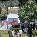 Yat fabrikasındaki yangın paniği