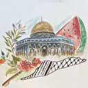 Eyüpsultan’da öğretmenler Gazze için resmettiler