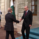 Cumhurbaşkanı Erdoğan Pakistan Başbakanı Şahbaz Şerif'i kabul etti