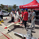 Havacılık lisesi öğrencileri model uçaklarıyla Samsun semalarını süsledi