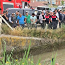 Amasya'da sulama kanalına düştüğü ihbar edilen çocuk için ekipler seferber oldu