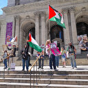 New York’ta Filistin’e destek gösterisi düzenlendi